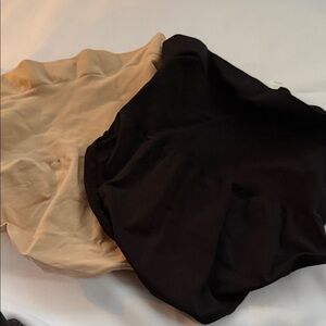 SPANX Assets Seamless Shaping Briefs - Beige/ black SET